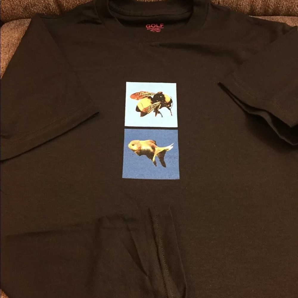 Golf Wang Bees And Fish Tour T Shirt Men Size L